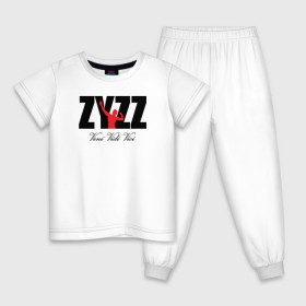 Детская пижама хлопок с принтом Zyzz в Санкт-Петербурге, 100% хлопок |  брюки и футболка прямого кроя, без карманов, на брюках мягкая резинка на поясе и по низу штанин
 | bodybuilding | zyzz | бодибилдинг | зиз | качок | мышцы