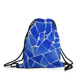 Рюкзак-мешок 3D с принтом Битое стекло в Санкт-Петербурге, 100% полиэстер | плотность ткани — 200 г/м2, размер — 35 х 45 см; лямки — толстые шнурки, застежка на шнуровке, без карманов и подкладки | абстракция | витраж | мозаика | стекло