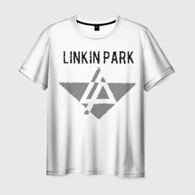 Мужская футболка 3D с принтом Linkin Park в Санкт-Петербурге, 100% полиэфир | прямой крой, круглый вырез горловины, длина до линии бедер | линкин парк