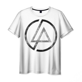 Мужская футболка 3D с принтом Linkin Park в Санкт-Петербурге, 100% полиэфир | прямой крой, круглый вырез горловины, длина до линии бедер | линкин парк