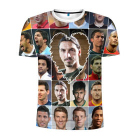 Мужская футболка 3D спортивная с принтом Златан Ибрагимович - лучший в Санкт-Петербурге, 100% полиэстер с улучшенными характеристиками | приталенный силуэт, круглая горловина, широкие плечи, сужается к линии бедра | zlatan ibrahimovic | златан ибрагимович | лучшие футболисты | любимый игрок | мой любимец | самый крутой | сердце | футбол | швеция | я люблю