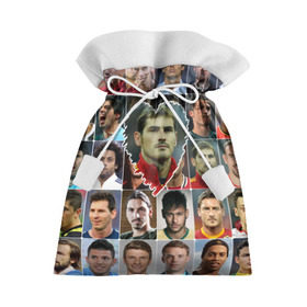 Подарочный 3D мешок с принтом Икер Касильяс - лучший в Санкт-Петербурге, 100% полиэстер | Размер: 29*39 см | iker casillas | вратарь | икер касильяс | испания | лучшие футболисты | любимый игрок | мой любимец | самый крутой | сердце | футбол | я люблю