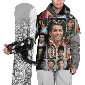 Накидка на куртку 3D с принтом Криштиану Роналду - лучший в Санкт-Петербурге, 100% полиэстер |  | cristiano ronaldo | криштиану роналду | португалия | реал мадрид | сердце