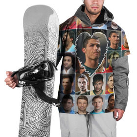 Накидка на куртку 3D с принтом Криштиану Роналду - лучший в Санкт-Петербурге, 100% полиэстер |  | cristiano ronaldo | португалия | реал мадрид | сердце
