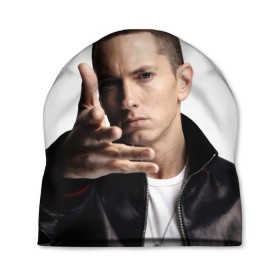 Шапка 3D с принтом Eminem в Санкт-Петербурге, 100% полиэстер | универсальный размер, печать по всей поверхности изделия | eminem | music | rap | usa | музыка | рэп | сша | эминем
