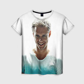 Женская футболка 3D с принтом Armin Only в Санкт-Петербурге, 100% полиэфир ( синтетическое хлопкоподобное полотно) | прямой крой, круглый вырез горловины, длина до линии бедер | 