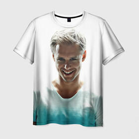 Мужская футболка 3D с принтом Armin Only в Санкт-Петербурге, 100% полиэфир | прямой крой, круглый вырез горловины, длина до линии бедер | 