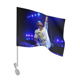 Флаг для автомобиля с принтом Armin Van Buuren в Санкт-Петербурге, 100% полиэстер | Размер: 30*21 см | armin van buuren | avb | dj | армин ван бюрен