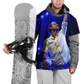Накидка на куртку 3D с принтом Armin Van Buuren в Санкт-Петербурге, 100% полиэстер |  | armin van buuren | avb | dj | армин ван бюрен