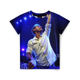 Детская футболка 3D с принтом Armin Van Buuren в Санкт-Петербурге, 100% гипоаллергенный полиэфир | прямой крой, круглый вырез горловины, длина до линии бедер, чуть спущенное плечо, ткань немного тянется | armin van buuren | avb | dj | армин ван бюрен