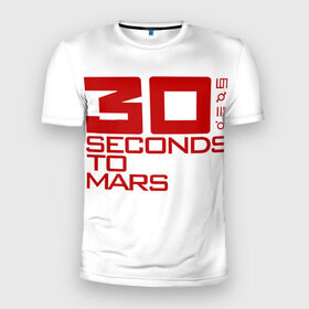 Мужская футболка 3D спортивная с принтом 30 Seconds To Mars в Санкт-Петербурге, 100% полиэстер с улучшенными характеристиками | приталенный силуэт, круглая горловина, широкие плечи, сужается к линии бедра | 