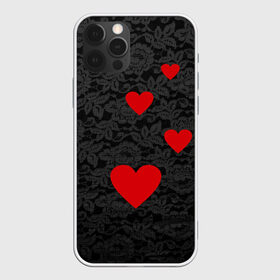Чехол для iPhone 12 Pro Max с принтом Кружево и сердца в Санкт-Петербурге, Силикон |  | dg | dolce | gabbana | габбана | дольче | любовь | сердечко