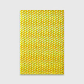 Обложка для паспорта матовая кожа с принтом Соты в Санкт-Петербурге, натуральная матовая кожа | размер 19,3 х 13,7 см; прозрачные пластиковые крепления | yellow | вкусные | еда | желтый | прикольные | пчелы | соты