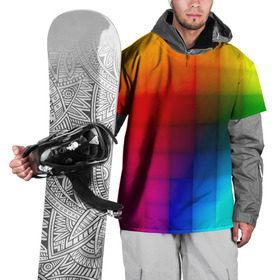Накидка на куртку 3D с принтом Кубики в Санкт-Петербурге, 100% полиэстер |  | Тематика изображения на принте: градиент | разноцветный | цвета | яркий
