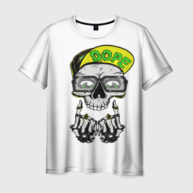 Мужская футболка 3D с принтом Dope в Санкт-Петербурге, 100% полиэфир | прямой крой, круглый вырез горловины, длина до линии бедер | dope | swag | свег | свэг