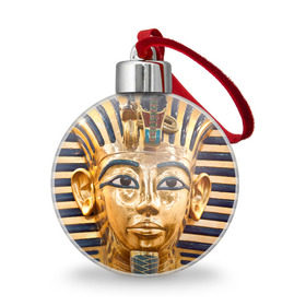 Ёлочный шар с принтом Фараон в Санкт-Петербурге, Пластик | Диаметр: 77 мм | египет | фараон