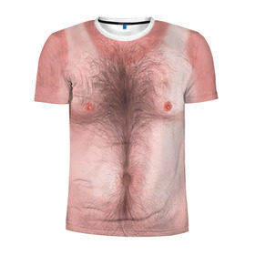 Мужская футболка 3D спортивная с принтом Загорелый торс в Санкт-Петербурге, 100% полиэстер с улучшенными характеристиками | приталенный силуэт, круглая горловина, широкие плечи, сужается к линии бедра | загар | мужчина | тело | торс