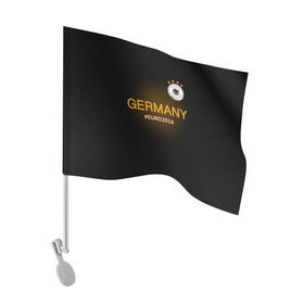 Флаг для автомобиля с принтом Сборная Германии 2016 в Санкт-Петербурге, 100% полиэстер | Размер: 30*21 см | germany