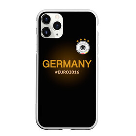 Чехол для iPhone 11 Pro матовый с принтом Сборная Германии 2016 в Санкт-Петербурге, Силикон |  | germany