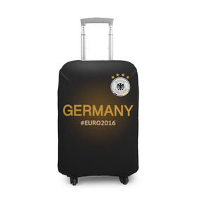 Чехол для чемодана 3D с принтом Сборная Германии 2016 в Санкт-Петербурге, 86% полиэфир, 14% спандекс | двустороннее нанесение принта, прорези для ручек и колес | germany