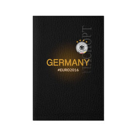 Обложка для паспорта матовая кожа с принтом Сборная Германии 2016 в Санкт-Петербурге, натуральная матовая кожа | размер 19,3 х 13,7 см; прозрачные пластиковые крепления | germany