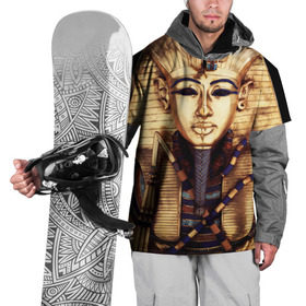 Накидка на куртку 3D с принтом Хатшепсут в Санкт-Петербурге, 100% полиэстер |  | египет | женщина | золото | маска | фараон египта | хатшепсут