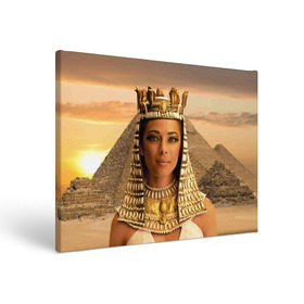 Холст прямоугольный с принтом Клеопатра в Санкт-Петербурге, 100% ПВХ |  | египет | египетская | закат | золото | клеопатра | корона | песок | пирамиды | пустыня | солнце | царица