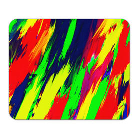 Коврик прямоугольный с принтом Краска в Санкт-Петербурге, натуральный каучук | размер 230 х 185 мм; запечатка лицевой стороны | Тематика изображения на принте: rainbow | краска | прикольные | радуга | текстуры | штрихи