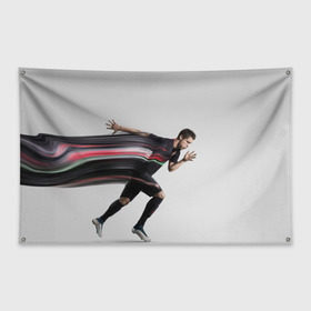 Флаг-баннер с принтом Cristiano Ronaldo в Санкт-Петербурге, 100% полиэстер | размер 67 х 109 см, плотность ткани — 95 г/м2; по краям флага есть четыре люверса для крепления | cristiano ronaldo