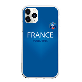 Чехол для iPhone 11 Pro матовый с принтом Сборная Франции 2016 в Санкт-Петербурге, Силикон |  | euro2016 | france | футбол