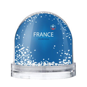 Водяной шар с принтом Сборная Франции 2016 в Санкт-Петербурге, Пластик | Изображение внутри шара печатается на глянцевой фотобумаге с двух сторон | euro2016 | france | футбол