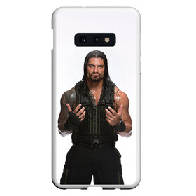 Чехол для Samsung S10E с принтом Roman Reigns в Санкт-Петербурге, Силикон | Область печати: задняя сторона чехла, без боковых панелей | Тематика изображения на принте: roman reigns | wwe | роман рейнс