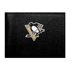 Обложка для студенческого билета с принтом Pittsburgh Penguins Crosby в Санкт-Петербурге, натуральная кожа | Размер: 11*8 см; Печать на всей внешней стороне | crosby | nhl | pittsburgh penguins