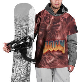 Накидка на куртку 3D с принтом Doom (Classic) в Санкт-Петербурге, 100% полиэстер |  | 90 | олдскул | скелет | череп