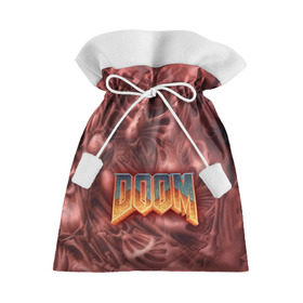 Подарочный 3D мешок с принтом Doom (Classic) в Санкт-Петербурге, 100% полиэстер | Размер: 29*39 см | Тематика изображения на принте: 90 | олдскул | скелет | череп