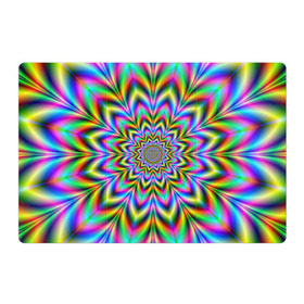 Магнитный плакат 3Х2 с принтом Красочная иллюзия в Санкт-Петербурге, Полимерный материал с магнитным слоем | 6 деталей размером 9*9 см | гипноз | движение | красочный фон | обман зрения | оптическая иллюзия | погружение | текстура | фокус
