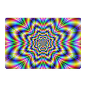 Магнитный плакат 3Х2 с принтом Красочная иллюзия в Санкт-Петербурге, Полимерный материал с магнитным слоем | 6 деталей размером 9*9 см | Тематика изображения на принте: гипноз | движение | красочный фон | обман зрения | оптическая иллюзия | погружение | текстура | фокус
