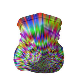 Бандана-труба 3D с принтом Спектральная иллюзия в Санкт-Петербурге, 100% полиэстер, ткань с особыми свойствами — Activecool | плотность 150‒180 г/м2; хорошо тянется, но сохраняет форму | Тематика изображения на принте: взрыв | гипноз | движение | краски | красочный фон | обман зрения | оптическая иллюзия | погружение | текстура | фокус | цветовой спектр