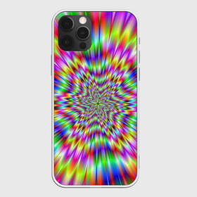 Чехол для iPhone 12 Pro Max с принтом Спектральная иллюзия в Санкт-Петербурге, Силикон |  | Тематика изображения на принте: взрыв | гипноз | движение | краски | красочный фон | обман зрения | оптическая иллюзия | погружение | текстура | фокус | цветовой спектр