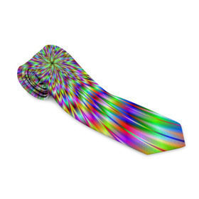 Галстук 3D с принтом Спектральная иллюзия в Санкт-Петербурге, 100% полиэстер | Длина 148 см; Плотность 150-180 г/м2 | Тематика изображения на принте: взрыв | гипноз | движение | краски | красочный фон | обман зрения | оптическая иллюзия | погружение | текстура | фокус | цветовой спектр