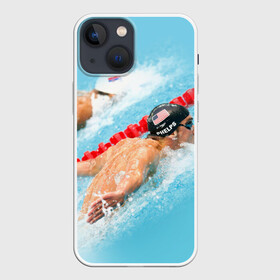Чехол для iPhone 13 mini с принтом Michael Phelps в Санкт-Петербурге,  |  | фелпс