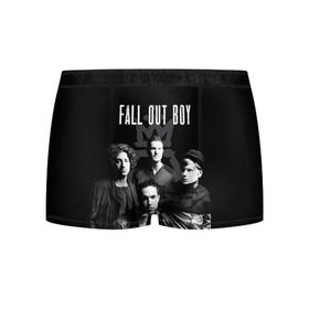 Мужские трусы 3D с принтом Группа Fall out boy в Санкт-Петербурге, 50% хлопок, 50% полиэстер | классическая посадка, на поясе мягкая тканевая резинка | Тематика изображения на принте: fall out boy