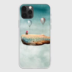 Чехол для iPhone 12 Pro с принтом Кит в Санкт-Петербурге, силикон | область печати: задняя сторона чехла, без боковых панелей | автостопом по галактике | кит