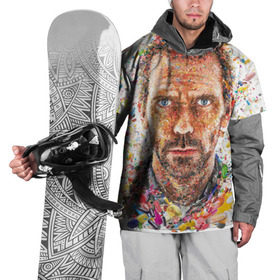 Накидка на куртку 3D с принтом доктор хаус в Санкт-Петербурге, 100% полиэстер |  | капсулы | прикольное | разное | хаус