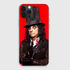 Чехол для iPhone 12 Pro Max с принтом Элис Купер в Санкт-Петербурге, Силикон |  | alice cooper | vincent damon furnier | автор песен | американский | винсент дэймон фурнье | рок певец | фёрниэр | шок рокер | элис купер