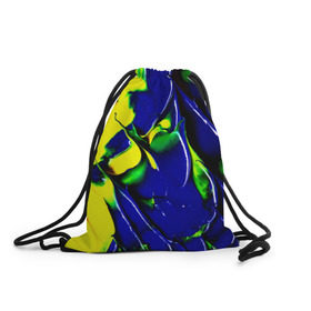 Рюкзак-мешок 3D с принтом Брызги красок в Санкт-Петербурге, 100% полиэстер | плотность ткани — 200 г/м2, размер — 35 х 45 см; лямки — толстые шнурки, застежка на шнуровке, без карманов и подкладки | мазки | цветные