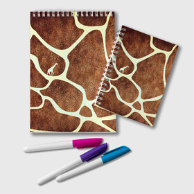 Блокнот с принтом Жирафик в Санкт-Петербурге, 100% бумага | 48 листов, плотность листов — 60 г/м2, плотность картонной обложки — 250 г/м2. Листы скреплены удобной пружинной спиралью. Цвет линий — светло-серый
 | жираф | жирафик | текстуры