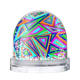 Водяной шар с принтом Треугольник в Санкт-Петербурге, Пластик | Изображение внутри шара печатается на глянцевой фотобумаге с двух сторон | 