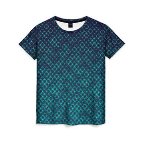 Женская футболка 3D с принтом Кольца в Санкт-Петербурге, 100% полиэфир ( синтетическое хлопкоподобное полотно) | прямой крой, круглый вырез горловины, длина до линии бедер | new | red | абстракции | круги | новые | прикольные | цветные