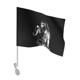 Флаг для автомобиля с принтом Sing в Санкт-Петербурге, 100% полиэстер | Размер: 30*21 см | iron maiden | rock | рок | череп